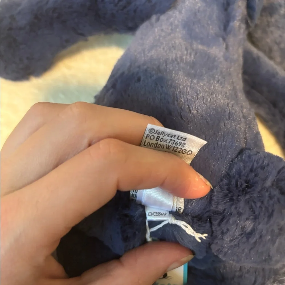 Jellycat Bashful Navy Blue Bunny - Picture 3 of 4